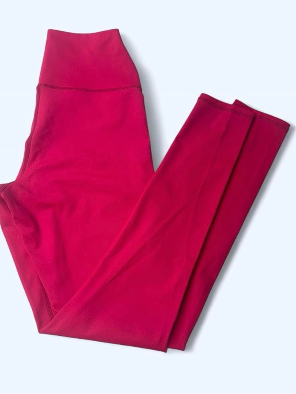 Alice + Olivia Hot Pink Active Leggings with Logo Print